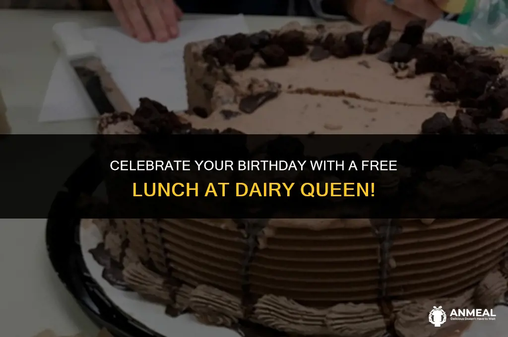does dq offer free lunch on birthday