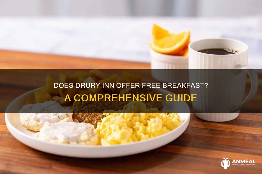 does drury inn have breakfast