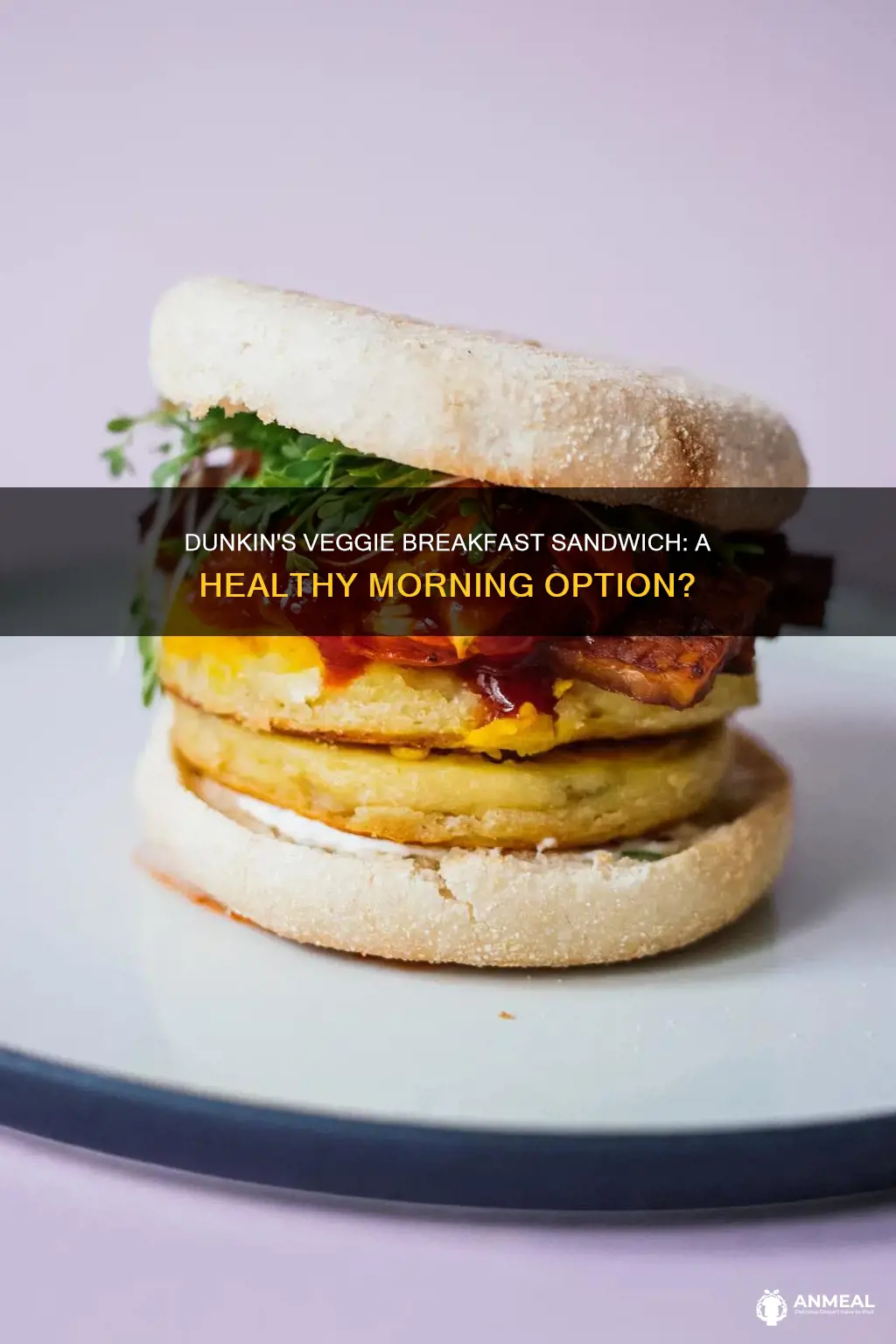 does dunkin donut have a veggie breakfast sandwich