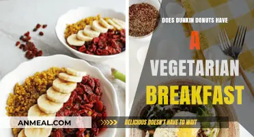 Vegetarian Breakfast Options at Dunkin' Donuts: What to Order?