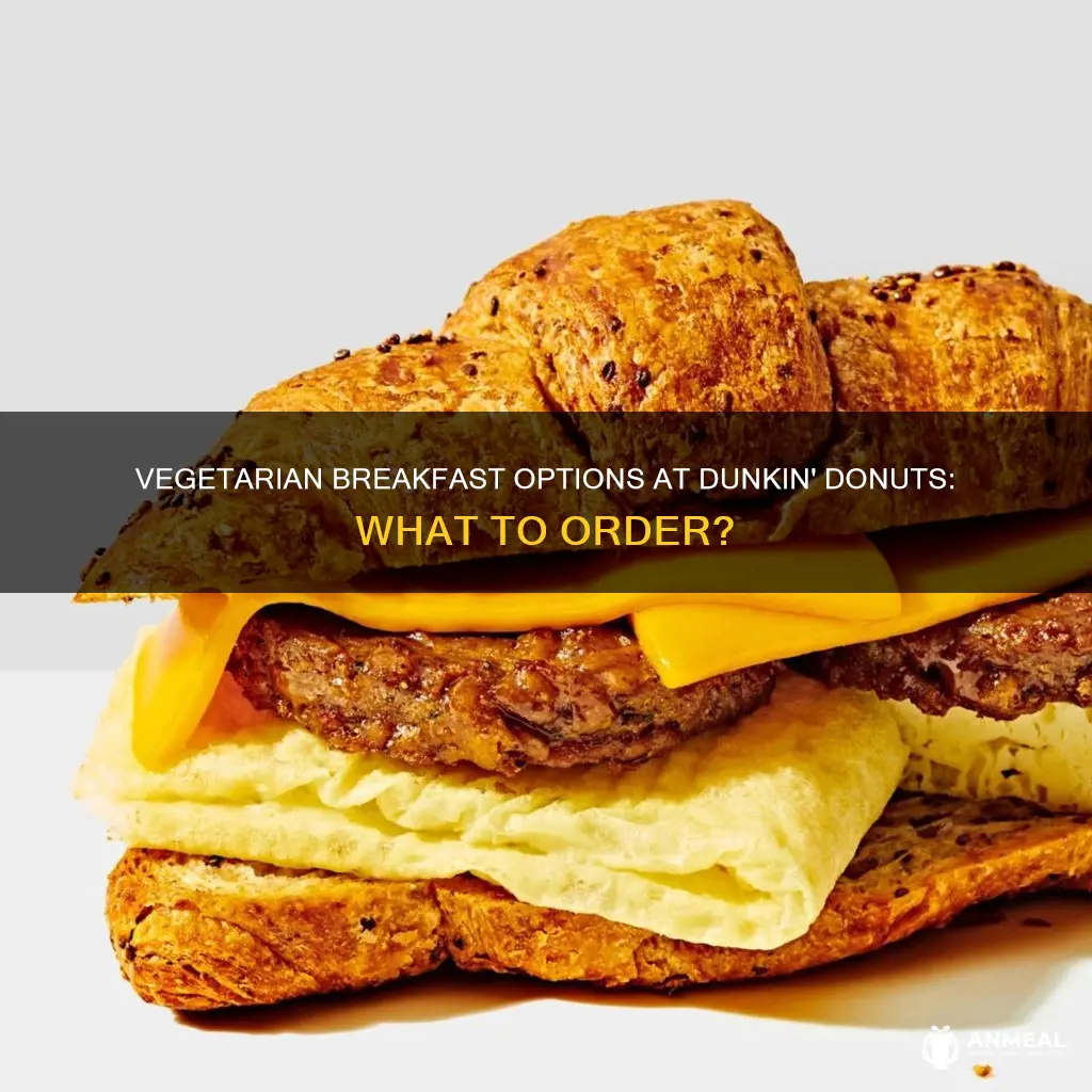 does dunkin donuts have a vegetarian breakfast