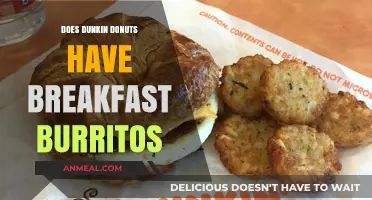 Dunkin's Breakfast Burritos: What's on the Menu?
