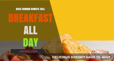 Dunkin's Breakfast: All-Day Availability or Just Morning?