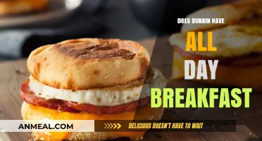 Dunkin's Breakfast Menu: All-Day Availability?