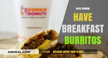 Does Dunkin' Offer Breakfast Burritos? A Morning Menu Mystery