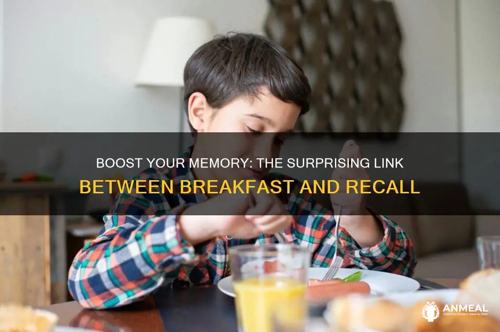 does eatiing breakfast improve memory