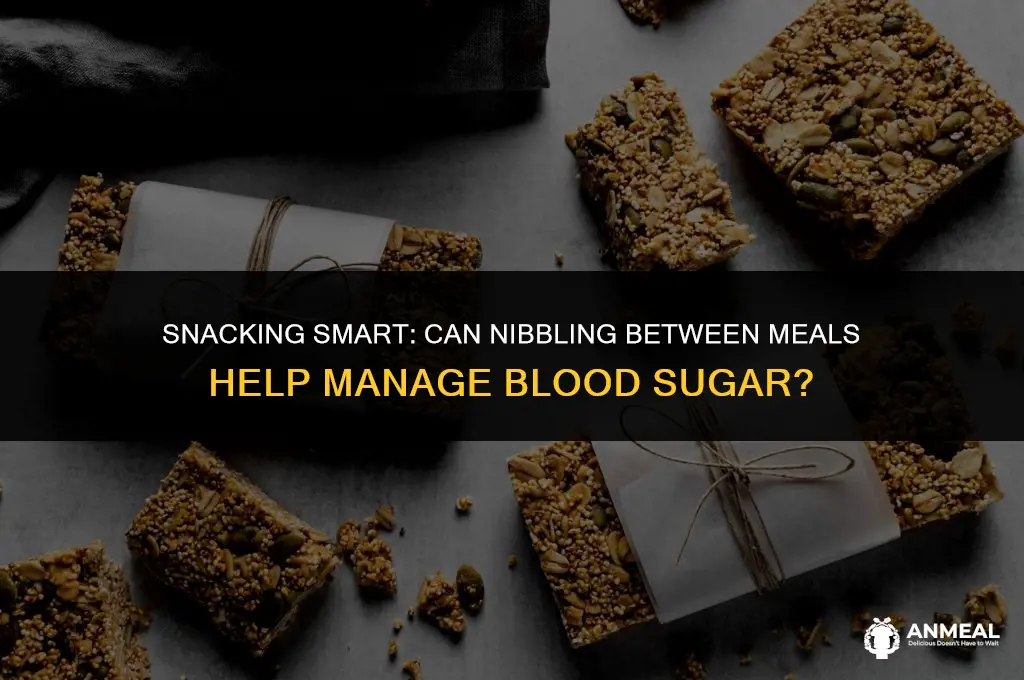 does eating a snack help lower blood sugar
