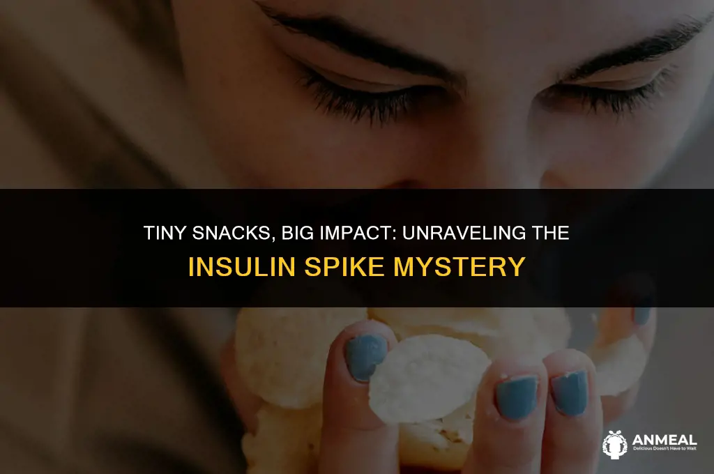does eating a tiny snack spike insulin