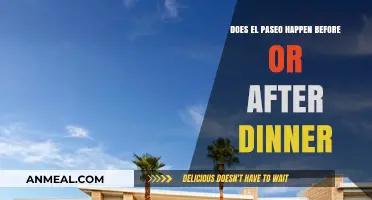 El Paseo Timing: Before or After Dinner? A Guide