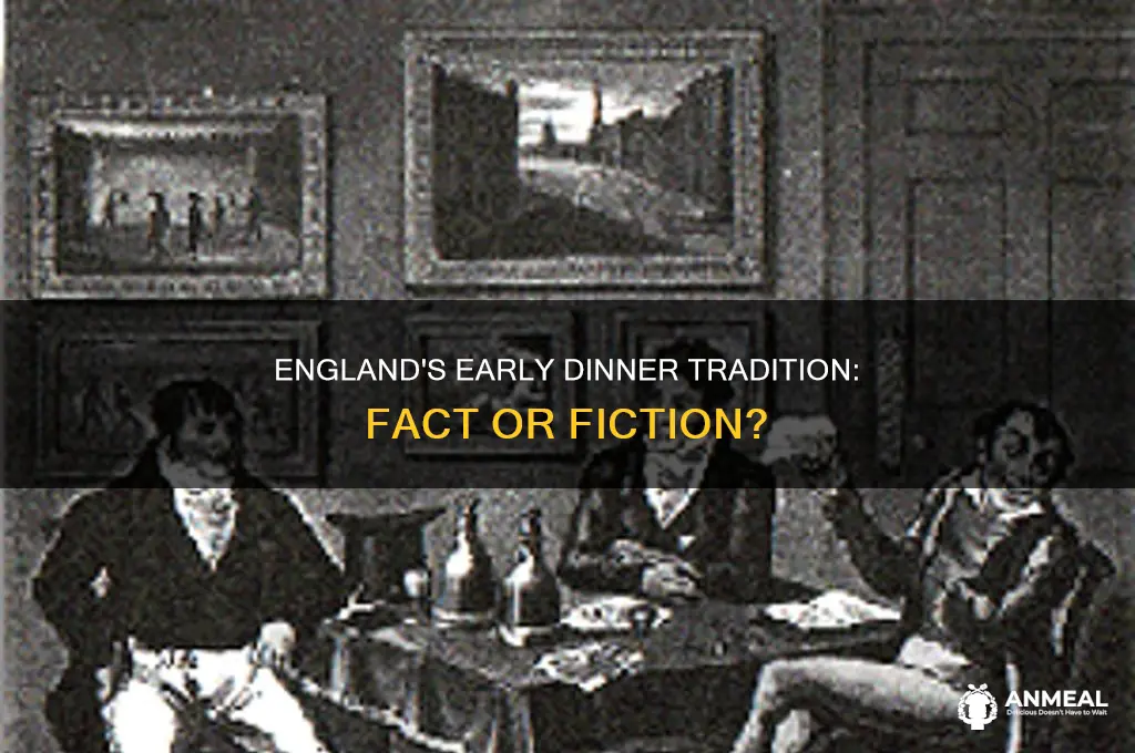 does england have dinner early