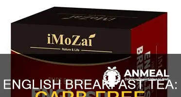 does english breakfast tea contain carbs