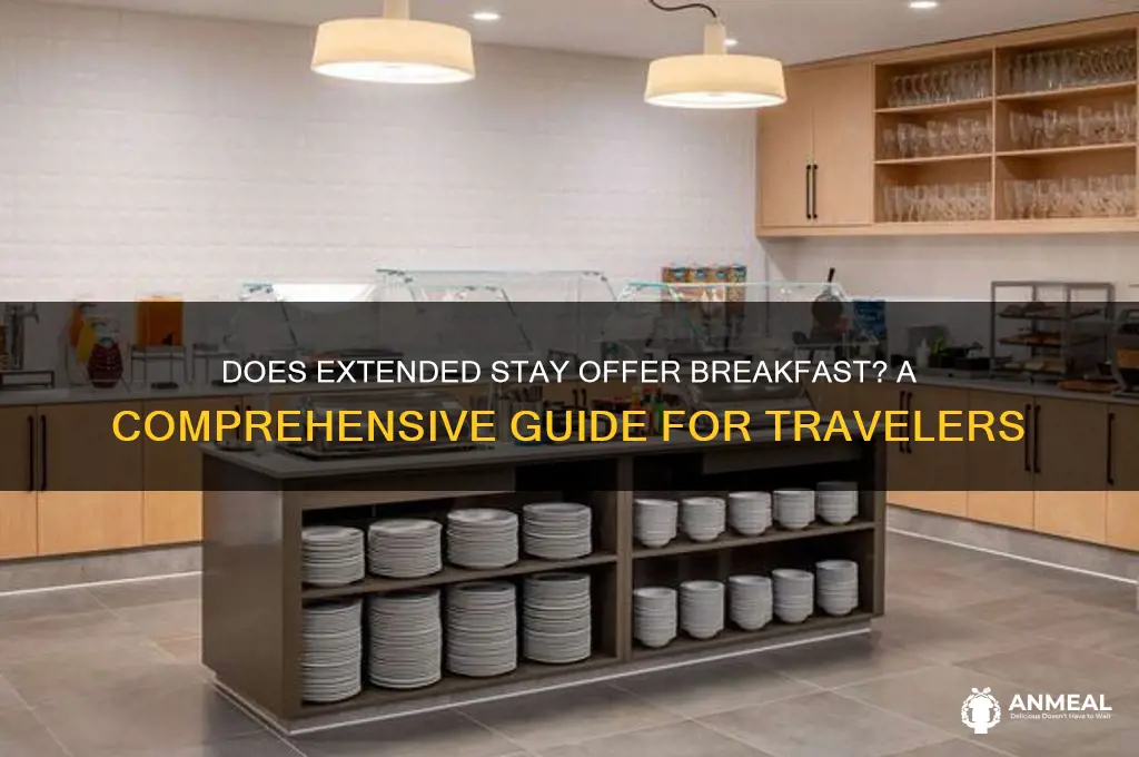 does extended stay offer breakfast