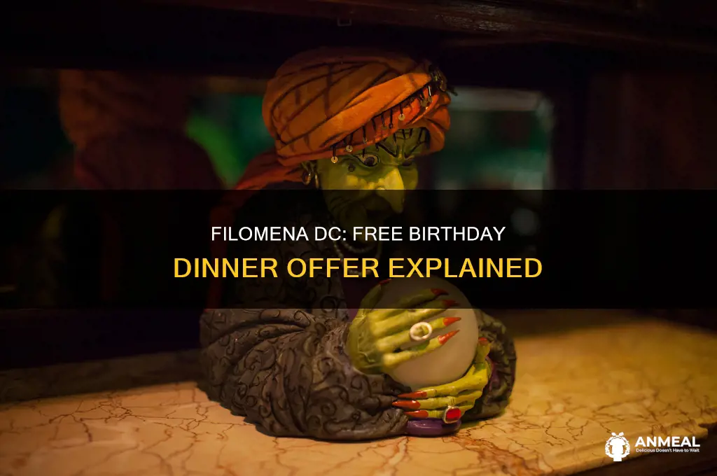 does filomena restaurant in washington dc offer free birthday dinner