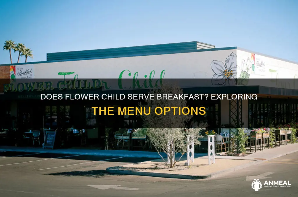 does flower child have breakfast