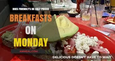 Friendly's Half-Price Breakfast Deal: A Monday Treat!