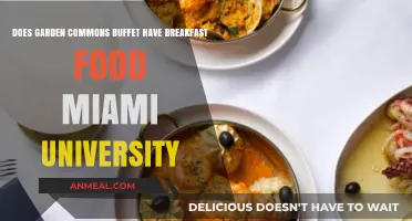 Garden Commons Buffet: Breakfast Options at Miami University
