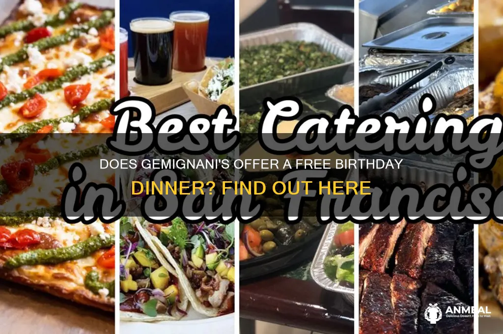 does gemignanis have free birthday dinner