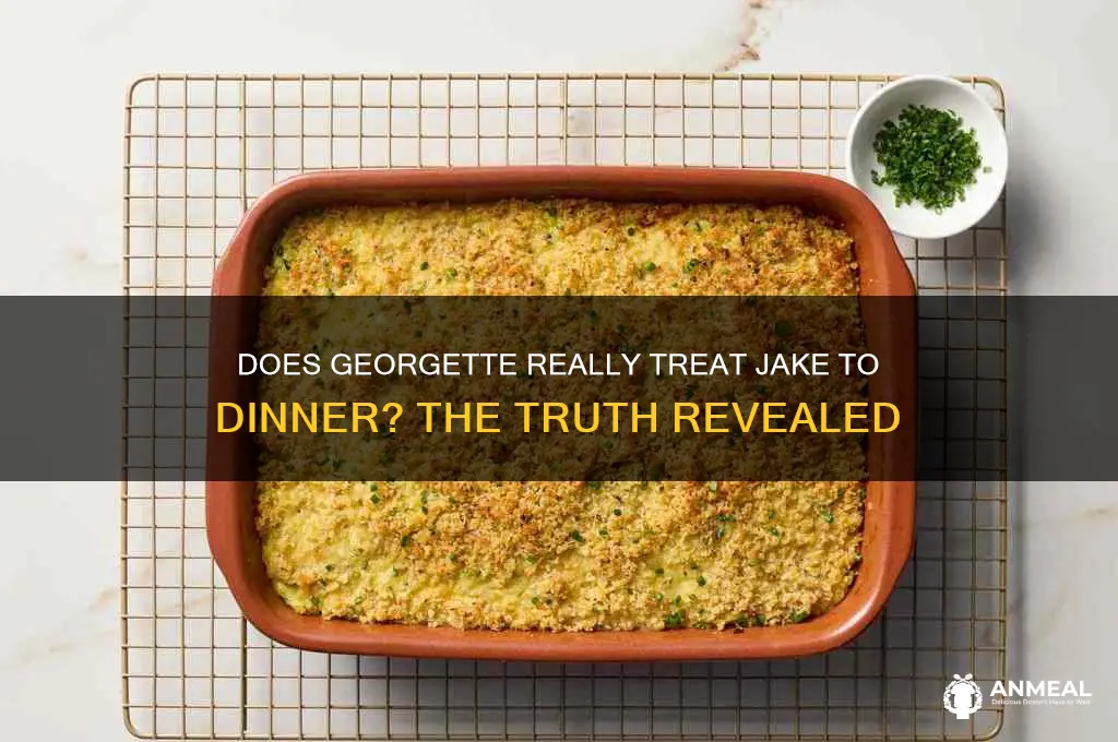 does georgette actually buy jake dinner