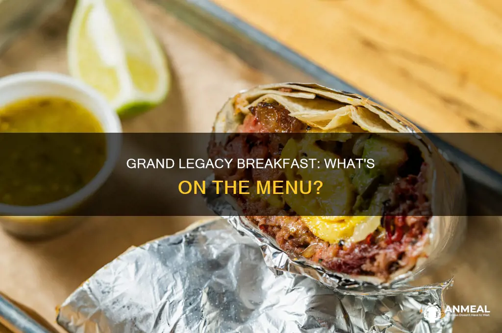 does grand legacy at the park have breakfast