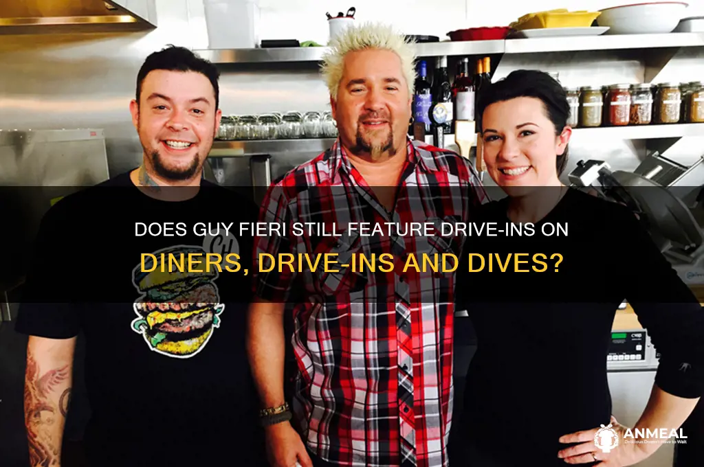 does guy fieri still do driveins dinner