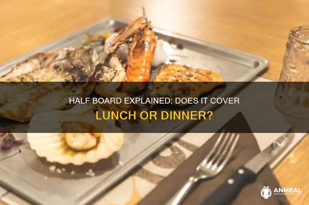 does half board include lunch or dinner