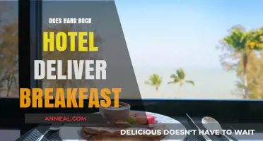 Hard Rock Hotel Breakfast: In-Room Delivery Service