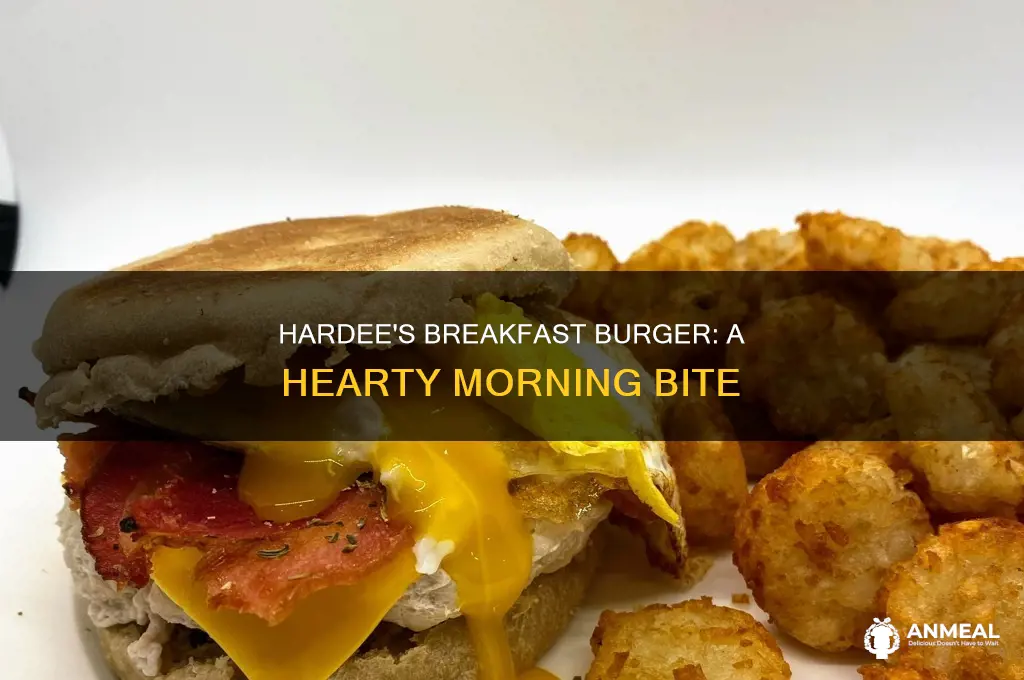 does harder have a breakfast burger