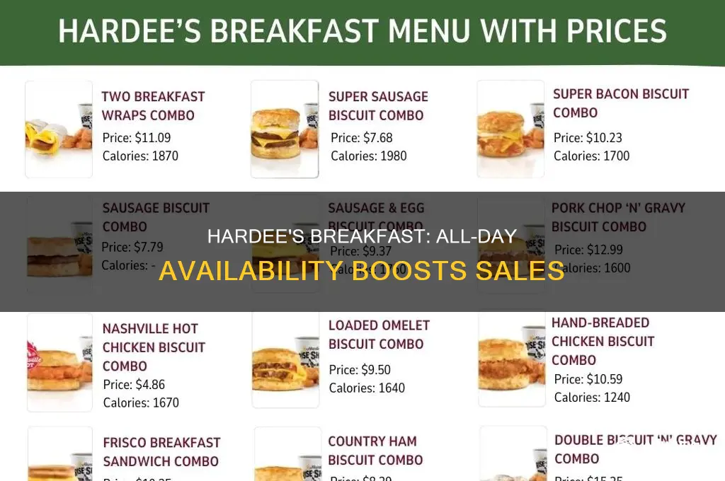 does hardess sell breakfast all day
