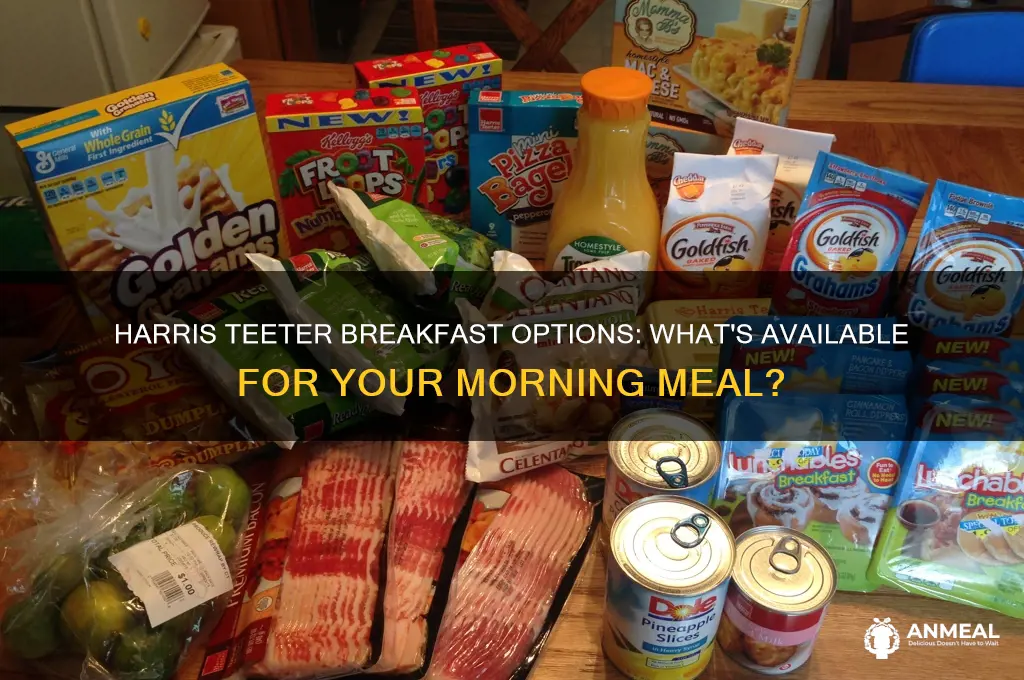 does harris teeter have breakfast