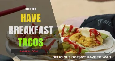 Does H-E-B Offer Breakfast Tacos? A Morning Foodie's Guide
