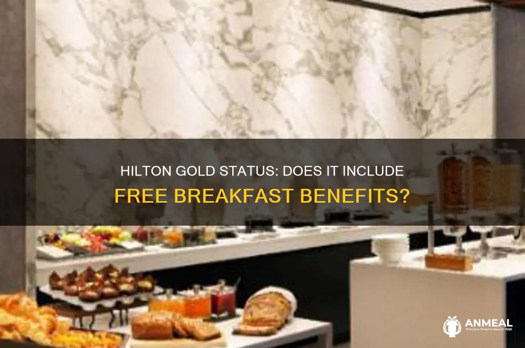 does hilton gold get breakfast