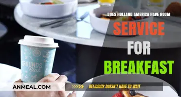 Holland America Breakfast: Room Service Options