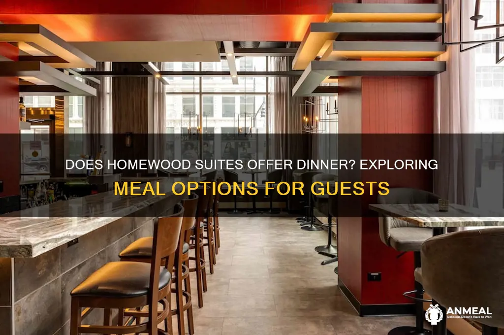 does homewood suites have dinner