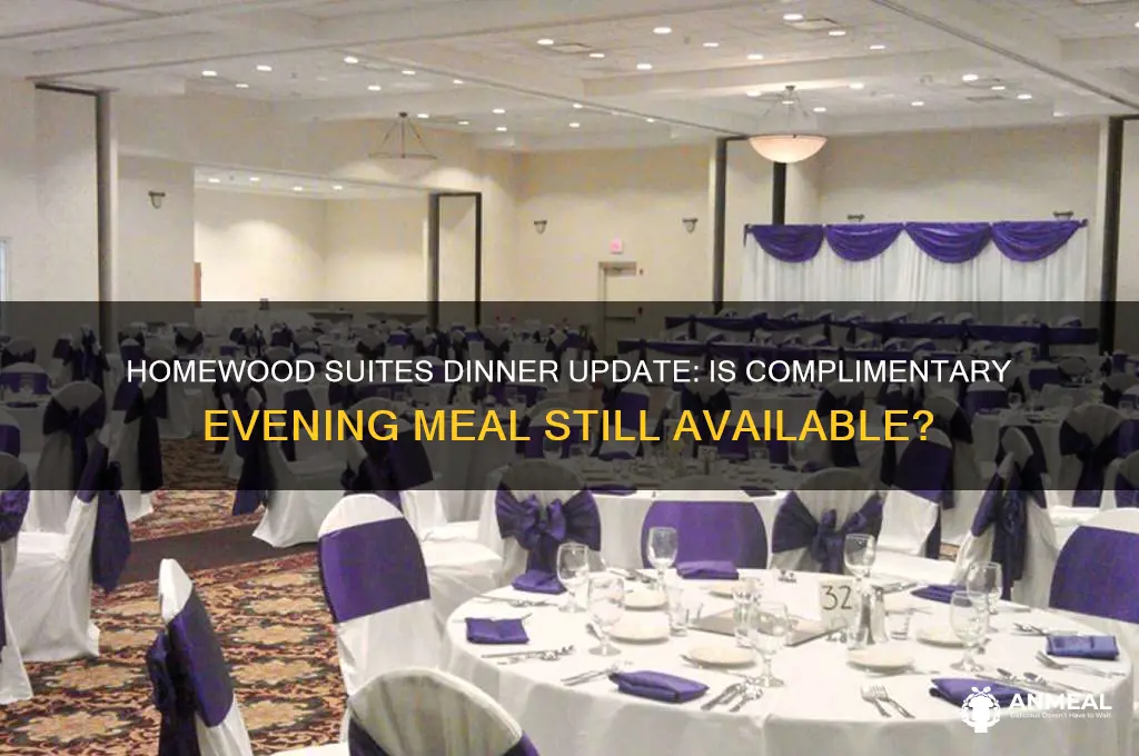 does homewood suites still have dinner provided