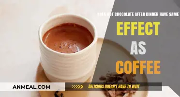 Hot Chocolate vs. Coffee: Post-Dinner Effects Compared and Contrasted