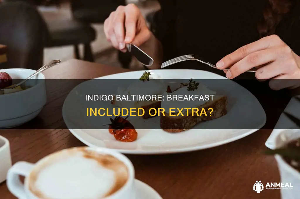 does hotel indigo baltimore offer breakfast