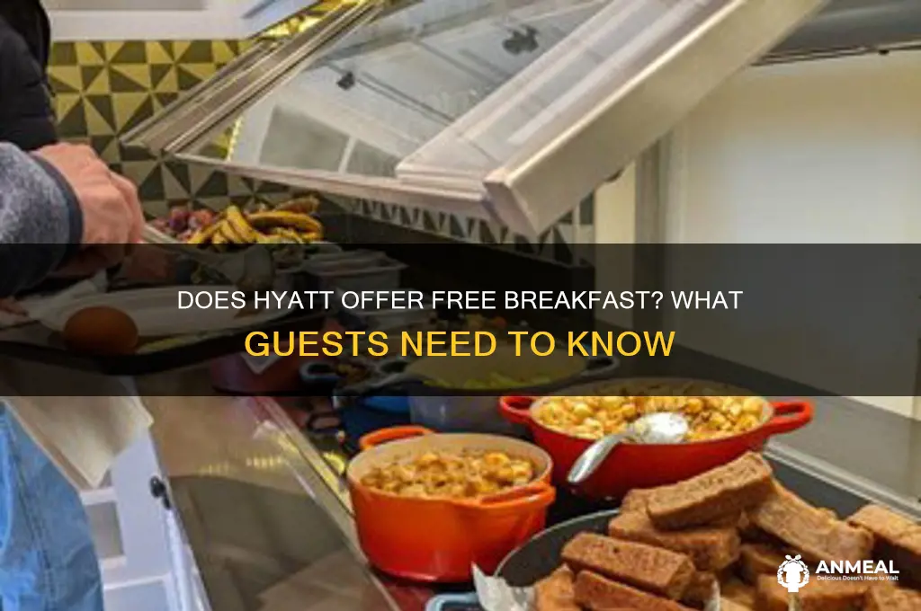 does hyatt have complimentary breakfast