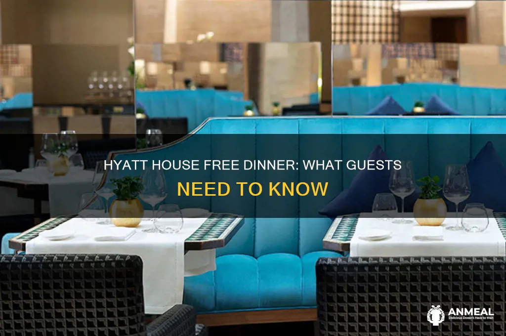 does hyatt house have free dinner