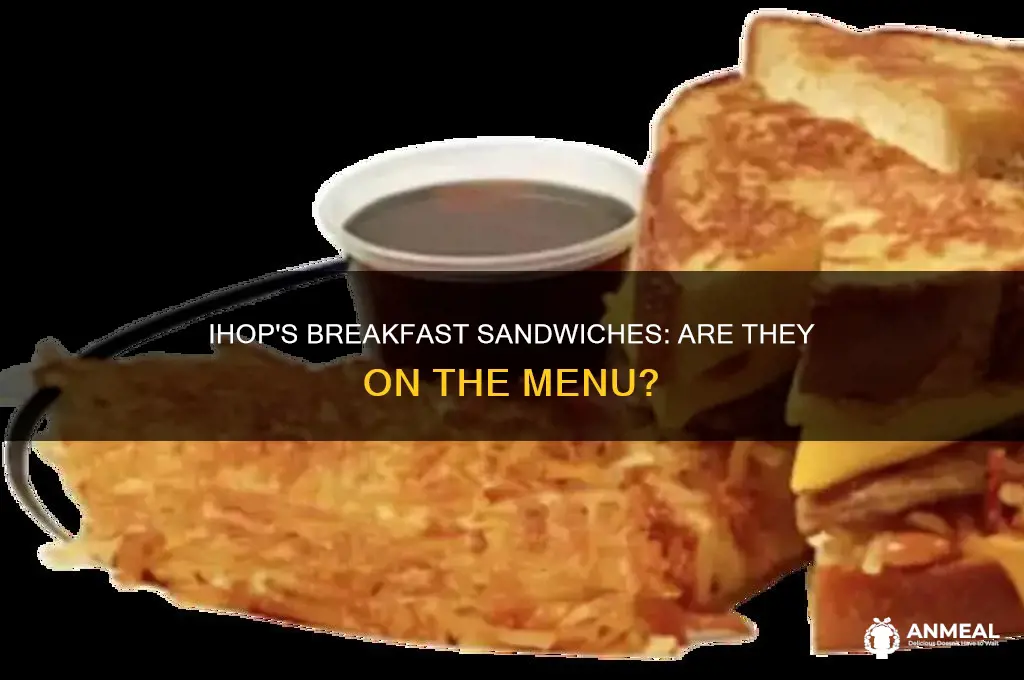 does ihop have breakfast sandwiches