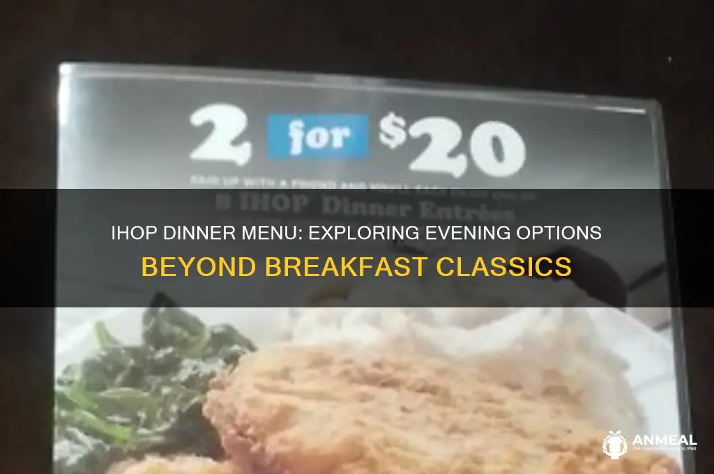 does ihop have dinner