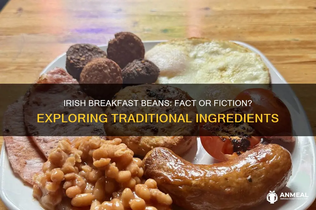 does irish breakfast have beans