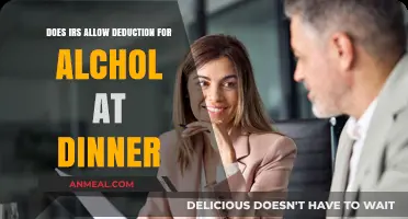 Can You Deduct Alcohol at Dinner? IRS Rules Explained