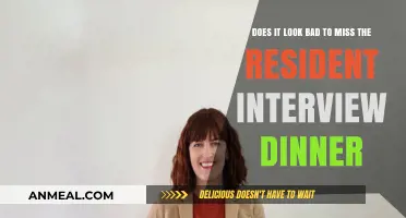 Missing the Resident Interview Dinner: Impact and How to Handle It