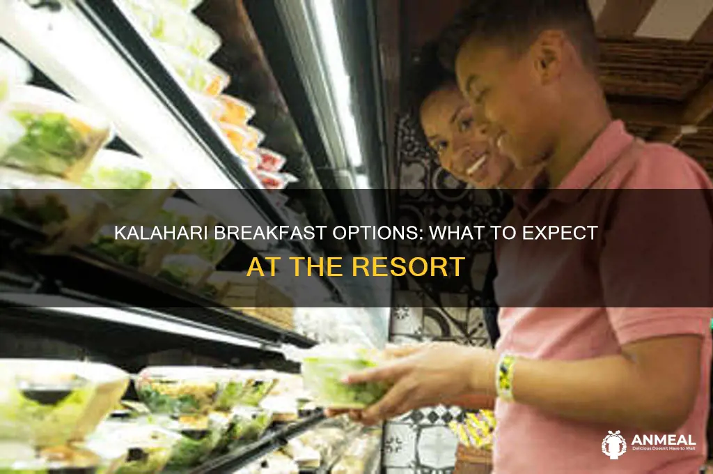 does kalahari have breakfast