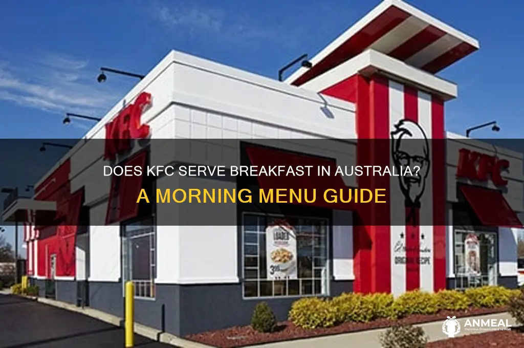 does kfc do breakfast australia