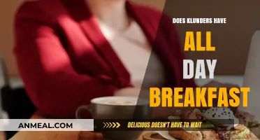 Klunders' Breakfast: All-Day Availability and Menu Options