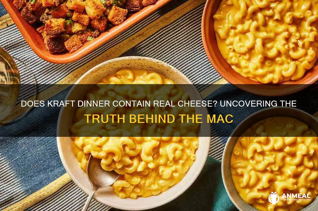 does kraft dinner have real cheese