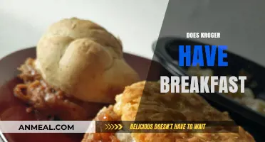 Kroger Breakfast Options: What's Available for Your Morning Meal?
