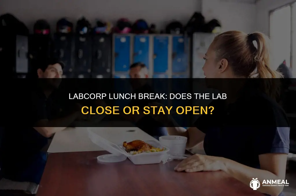 does labcorp close for lunch
