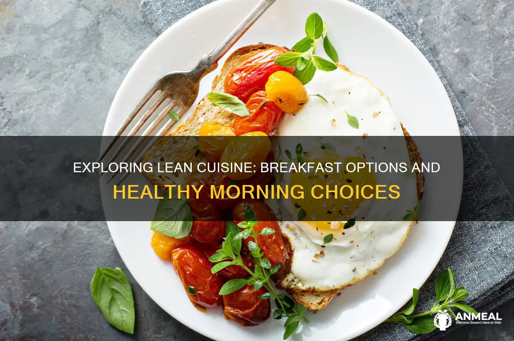 does lean cuisine have breakfast